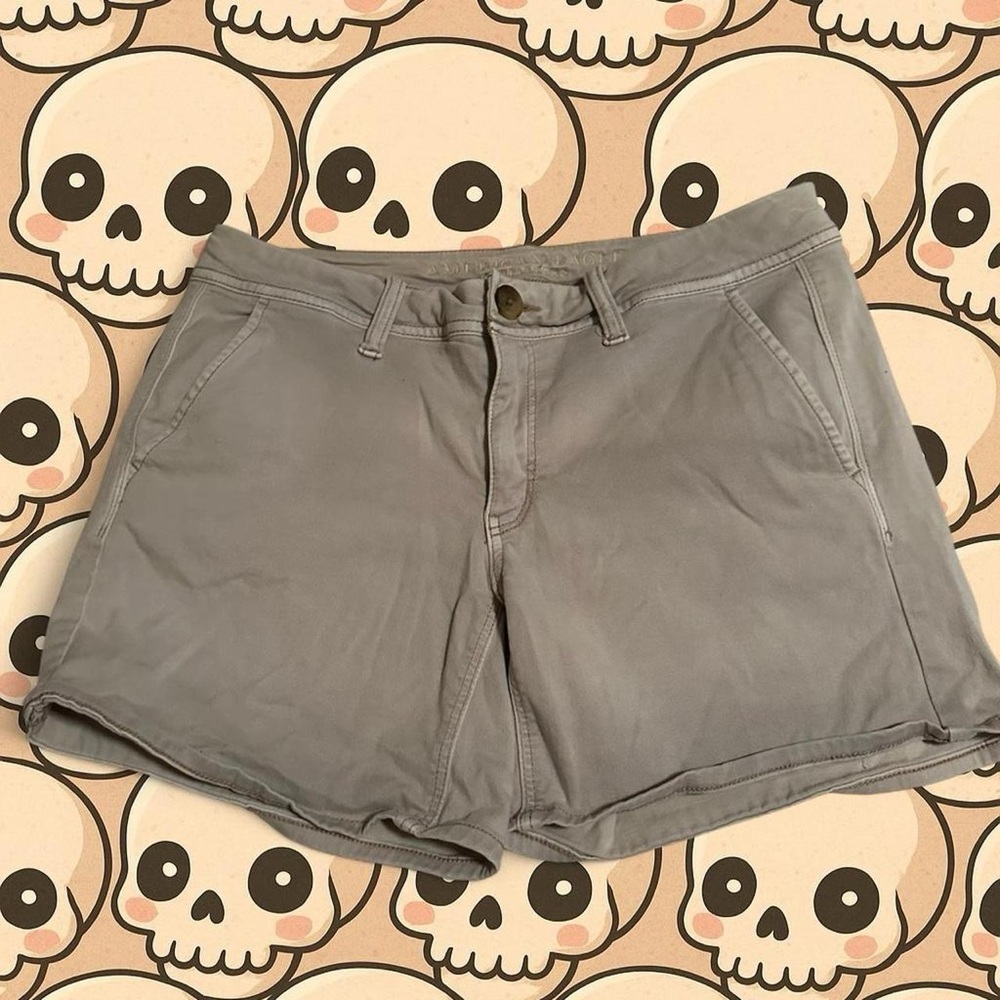 American Eagle Outfitters Gray Women's Bermudas